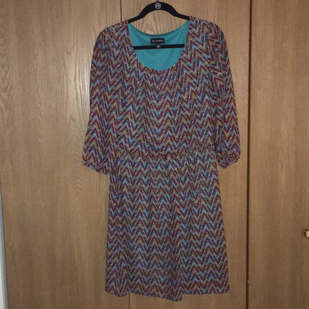 IN Studio Chevron Dress